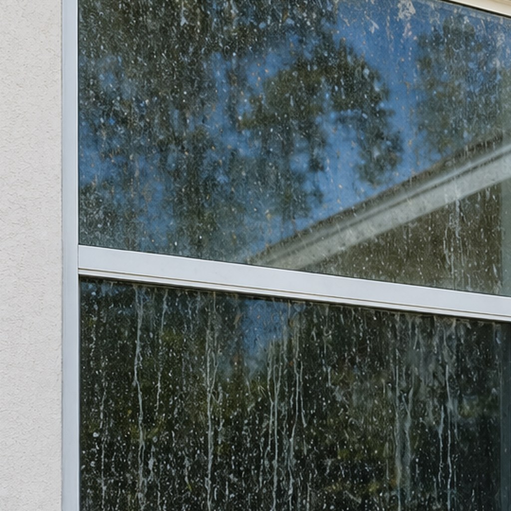 Window cleaning – before